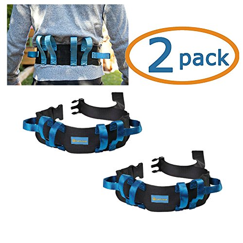 Gait Belt Transfer Belt 2 Pack with Quick Release Lifts Medical Safety Belts for Elderly to Lift and Transfer Physical Therapy Belt Straps and Elderly Care Lifts