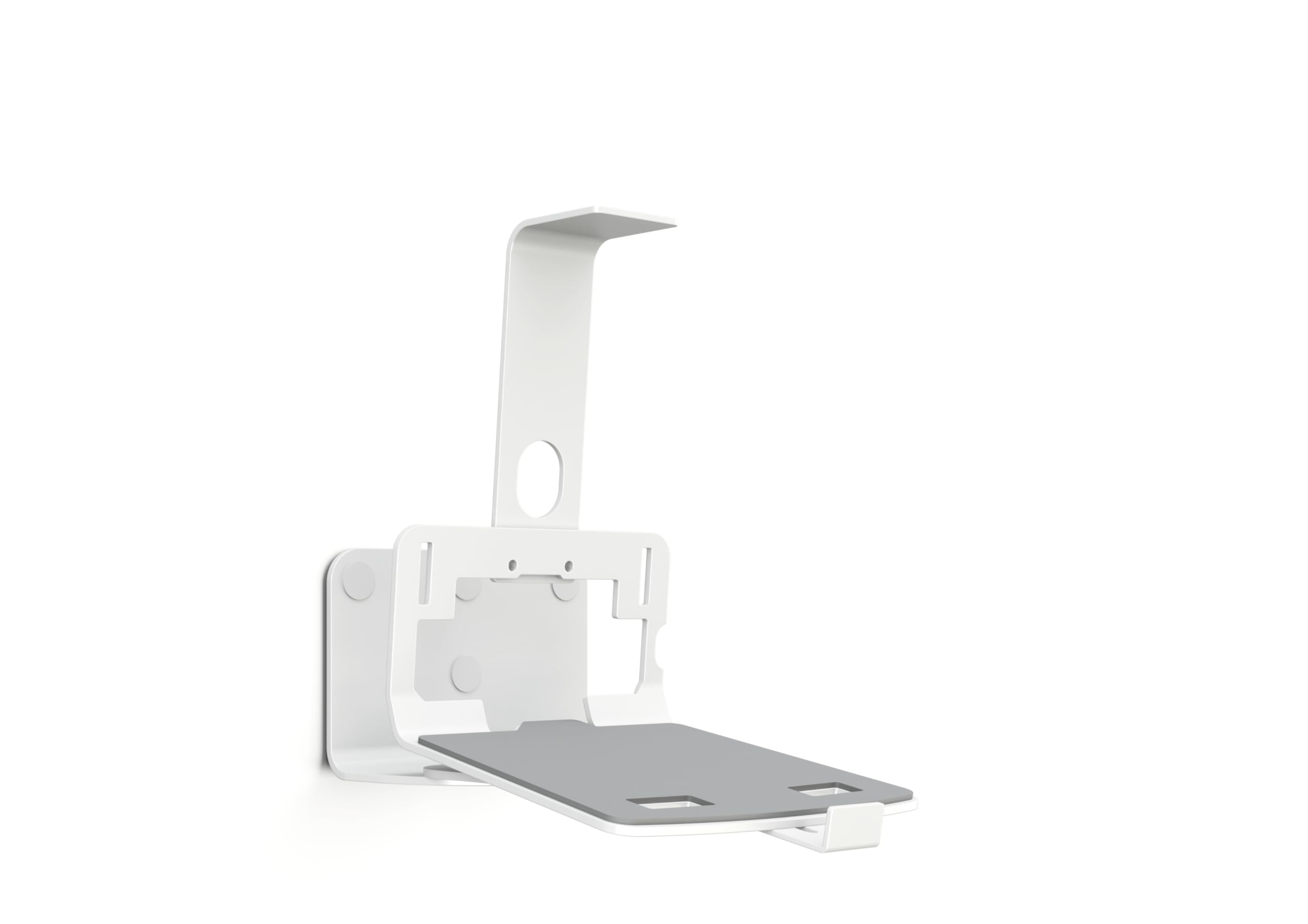 Vogel's Sound 3205 Support Mural Universel pour Enceintes, Orientable Jusqu'à 70º, Inclinaison Jusqu'à 10º, Poids Max. 6,5 Kg, Convient Ã‰Galement pour Sonos Five, Denon HEOS 5 & 7, Blanc (1x)