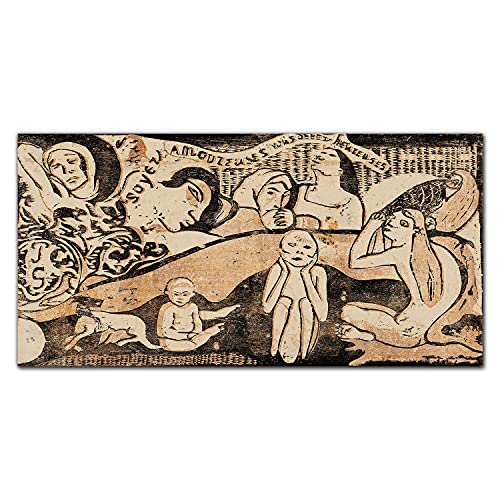Décoration murale tableau Gauguin 100x50 - Impression photo sur toile