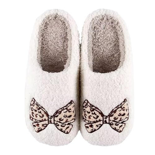 Image of Cherry Slippers for Women Men Fruit Shoes Cute Memory Foam Soft Winter Warm Indoor Outdoor Slippers