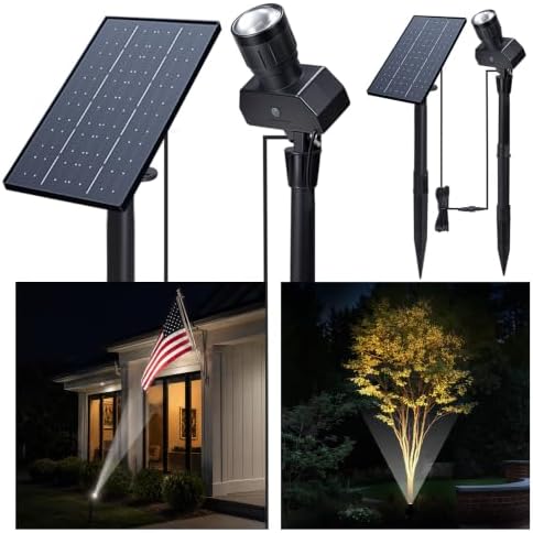 Solar Spot Lights Outdoor, Adjustable