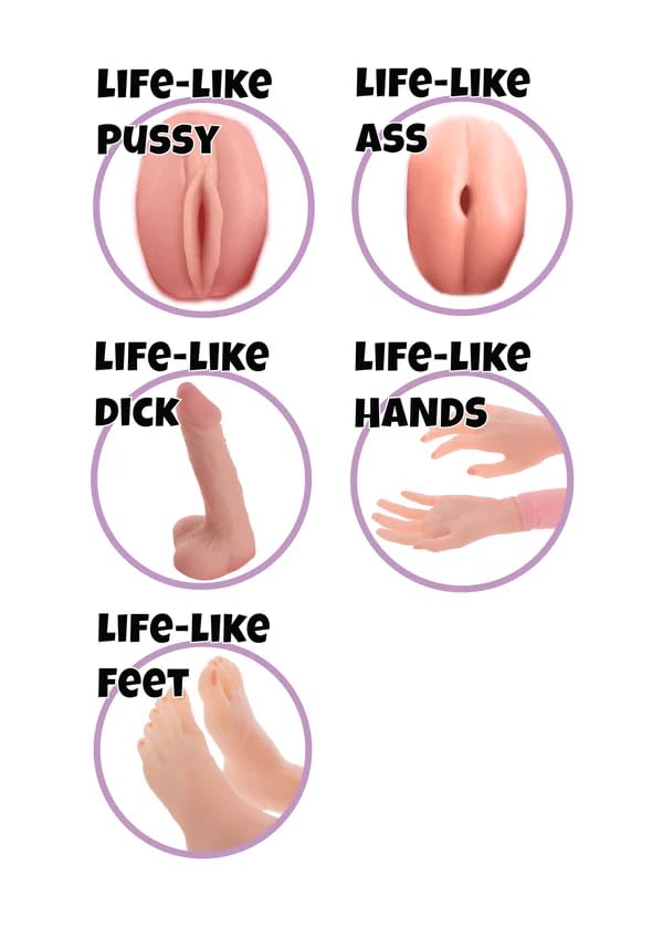 Hidden Desire Shemale Taylor Aufblasbare Liebespuppe 150 cm – Inflatable Love Doll aus PVC & Silikon – Realistische Vibrations-Sexpuppe für Erwachsene – Remote-Control Blow Up Doll