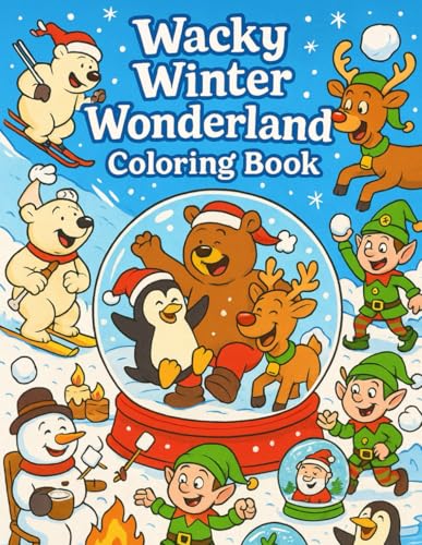Wacky Winter Wonderland Coloring Book image 2