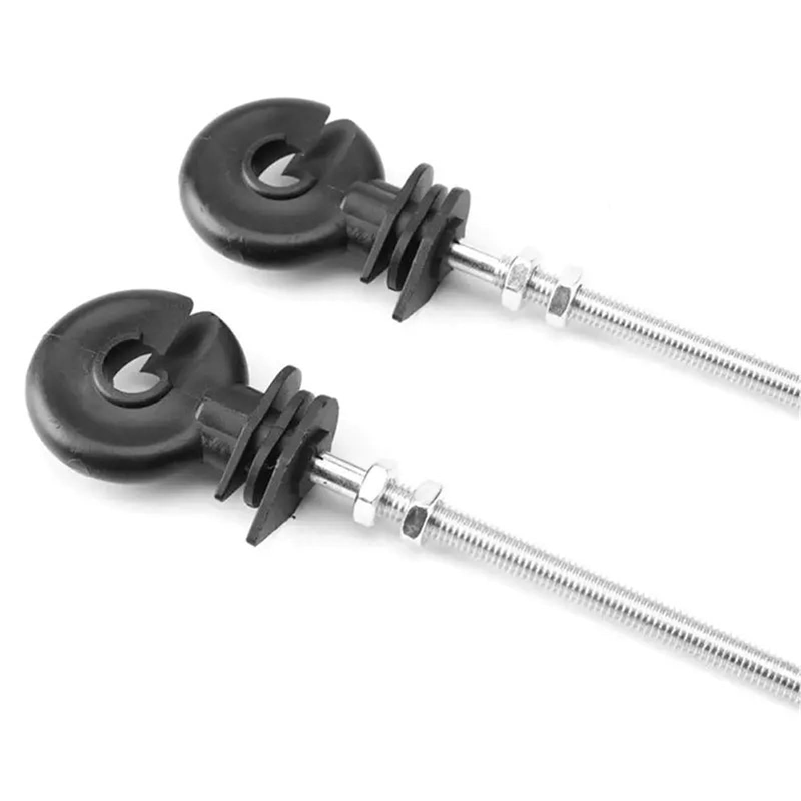 Anillo Aislador Aisladores Anillo aislador de valla eléctrica, tornillo larga distancia for poste madera, 100 Uds