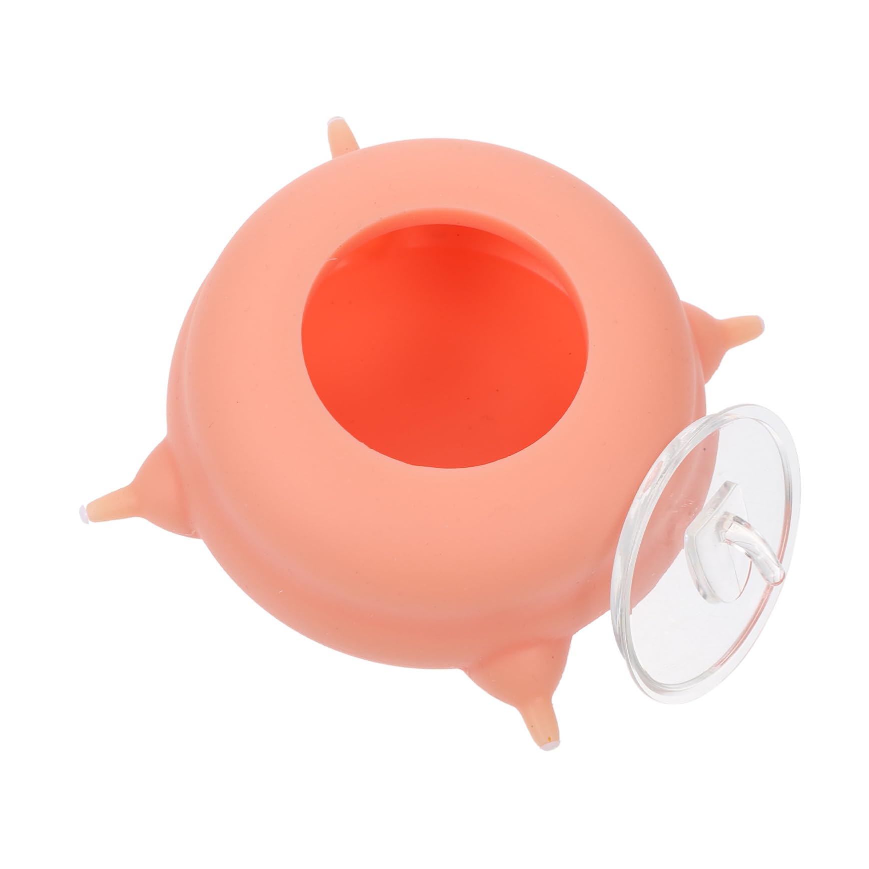 VICASKY Doppio Alimentatore in Silicone Rosa per Cuccioli e Gattini