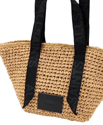 Image of AllSaints Women's Handbags Celayne Mini Tote Almond