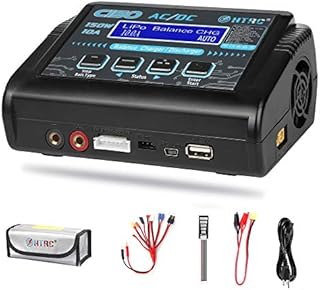 LiPo Charger Lipo Battery Balance Charger RC Charger RC Car Battery Charger Discharger 150W 10A 1-6S AC/DC for Li-ion/Life/NiCd/NiMH/LiHV/PB/Smart Battery(Battery Charger Adapter)