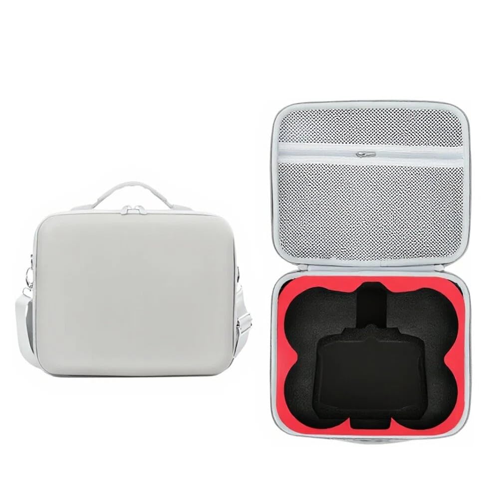 Torba do przechowywania PU do drona DJI Avata 360, torba na ramię, torba crossbody, przenośna torba podróżna do drona Avata 360 i pilota RC2, Szary, Ochrona przed upadkiem