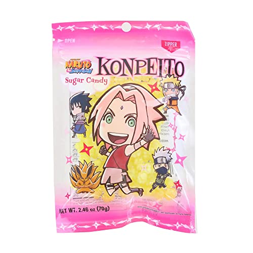 Naruto Shippudem Konpeito Caramelo Japonés 70 g 2 Packs