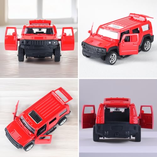 Image of Metal Die-cast 1:37 Humm - Red