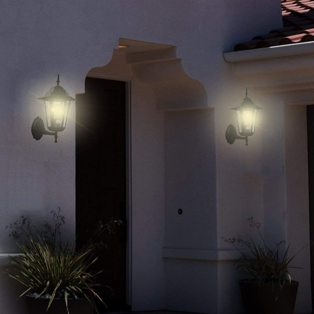 Uр Tо 60% оƒƒ eTopLighting [4Pack] Matte Black Aluminum Exterior Outdoor Wall Lantern for Porches, Entrances, Garages, Patios, APL2238