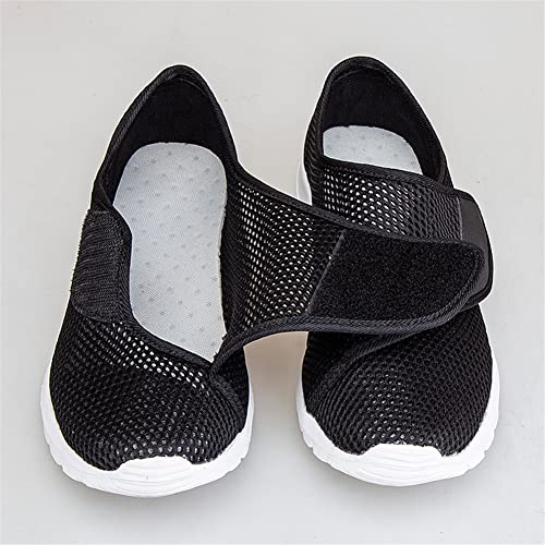 Image of LEADER SHOW Men's Casual Comfort Walking Shoes Ultralight Flats Non-Slip Hook & Loop Fashion Sneakers