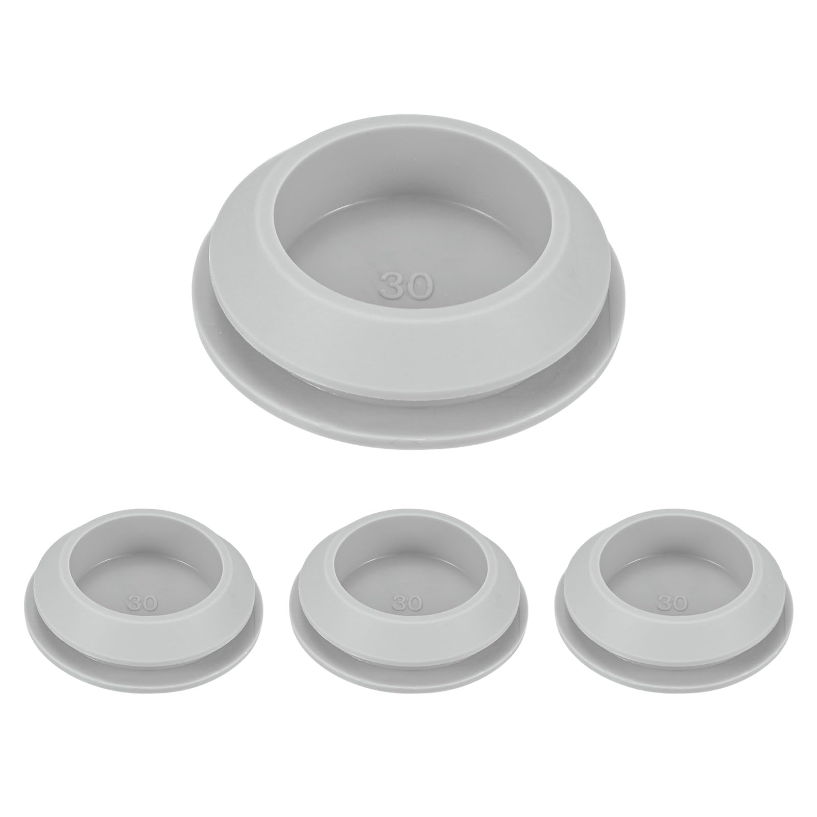 M METERXITY 4-Packs Silicone Hole Plugs, Snap in Locking Hole Plugs for 30-33mm Hole
