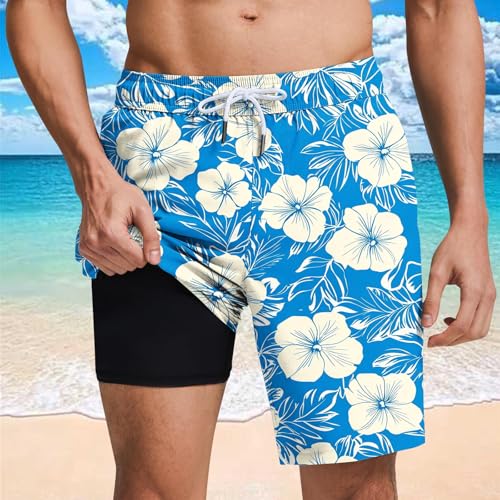 Pantalones Cortos de Natación para Hombre 2 en 1 miniatura 2