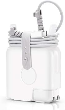 Macbook Adapter Charging Cable Storage, Organizer Charging Cord Storage Travel Wire Organizer Compatible with Macbook Pro 15 16 14 Charger for USB-C 87W 96W A2166 A1719