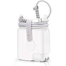 Macbook Adapter Charging Cable Storage, Organizer Charging Cord Storage Travel Wire Organizer Compatible with Macbook Pro 15'' 16'' 14'' Charger for USB-C 87W 96W A2166 A1719