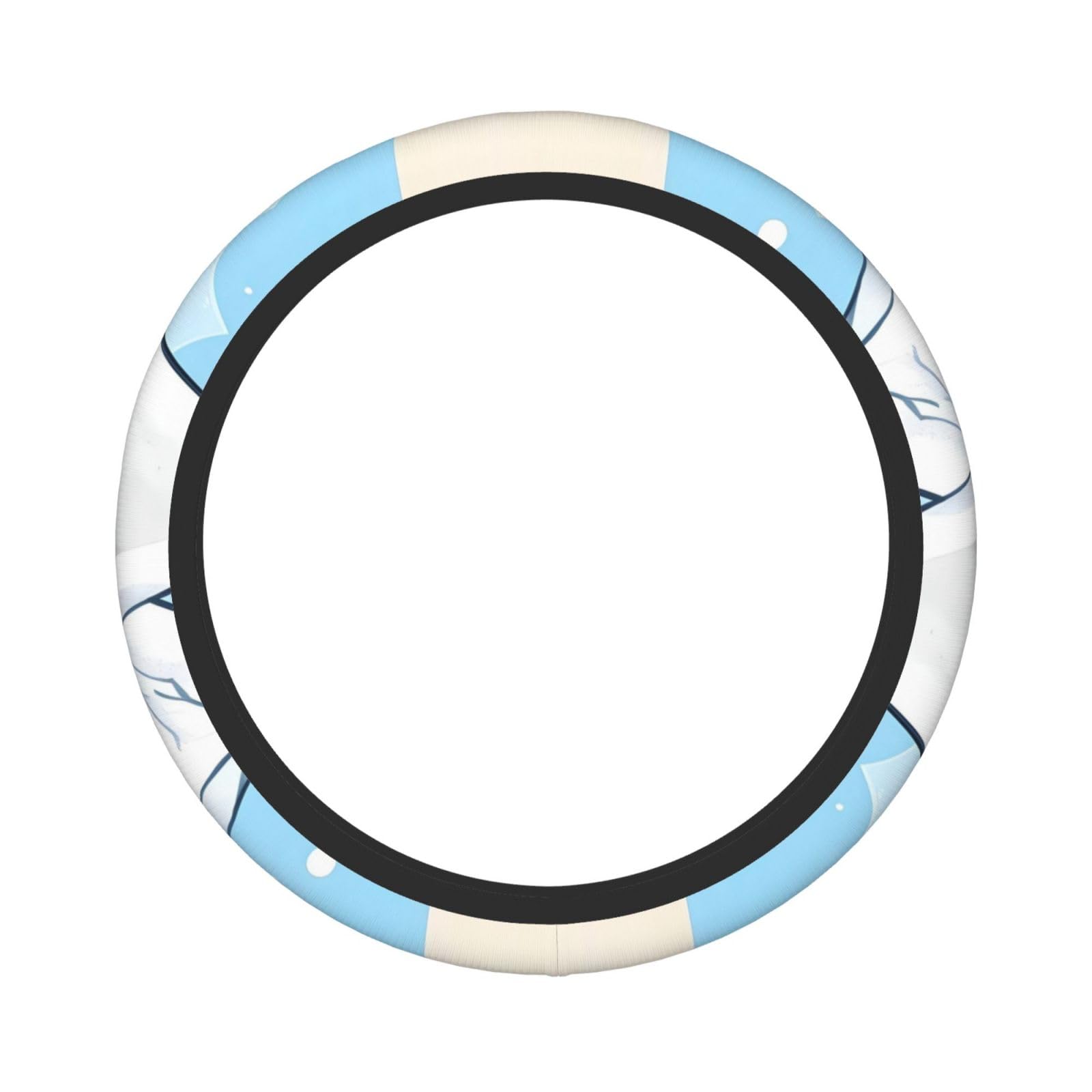 Snow-Capped Mountains Car Steering Wheel Cover, Universal 15 Inches (Approx. 38.1 Cm) Fits Most Cars, for Both Men and Women