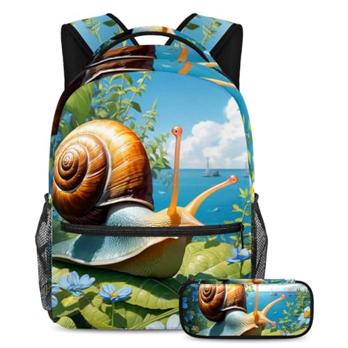 Sac à dos escargot grand format contre le désordre scolaire des adolescents