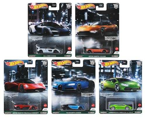 Hot Wheels Car Culture 2021 Exotic Envy Complete Set of 5 Vehicles