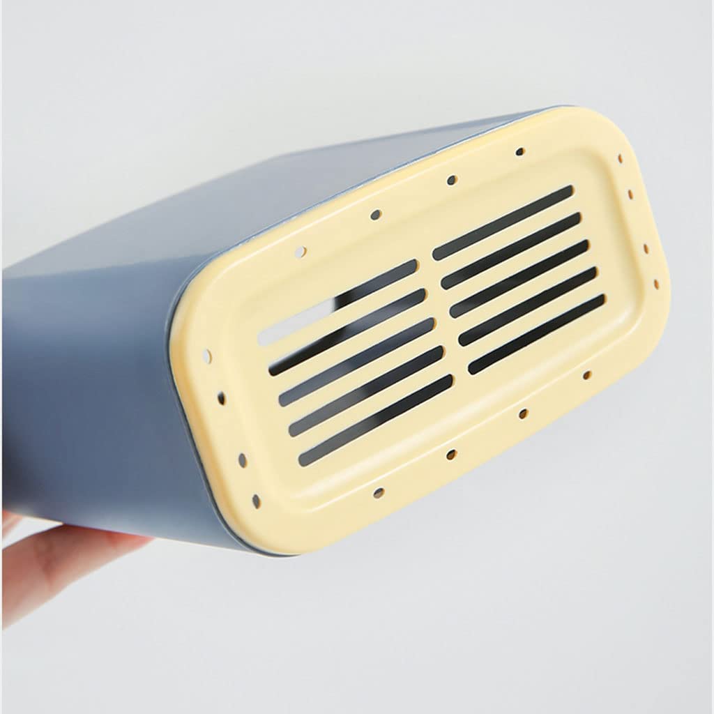 Cepillo de Limpieza Juego De Escobilla Y Soporte De Silicona Para Inodoro, Escobilla De Pared Para Baño, Cepillo De Limpieza De Inodoro, Escobilla De Inodoro De Mango Largo Cepillo de Baño(Blue)