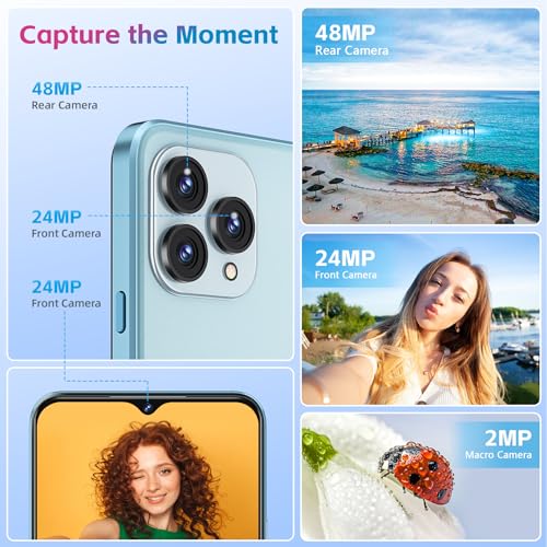 CUBOT P80 - 6,5" FHD+, 8GB/512GB, 48 MP, Blå, Android 13