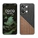 Produktbild kwmobile Hülle kompatibel mit OnePlus Nord 3 5G - Handyhülle - Handy Schutzhülle - Smartphone Cover - Dunkelbraun Schwarz