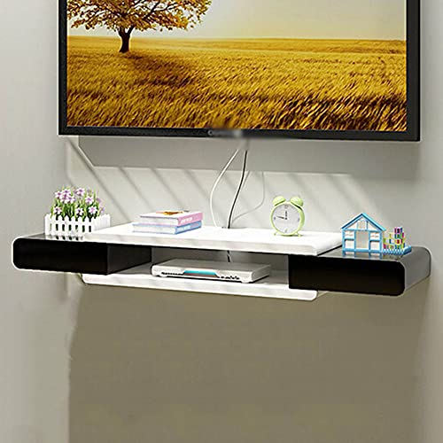 Mobile TV a parete con mensola mobile, console per pensile per intrattenimento multimediale, mensola per la decorazione della parete dello sfondo della TV, scaffale aperto per riporre gli scaffal