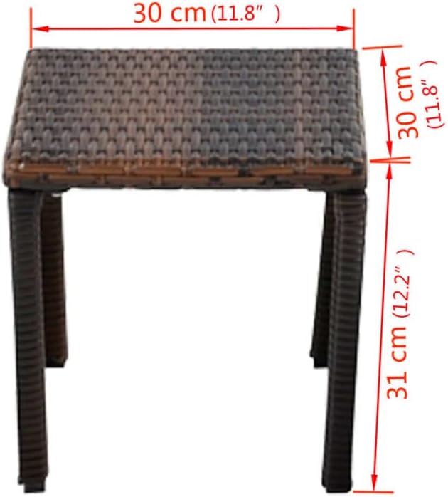 Sun Loungers with Table,Outdoor Lounge Chairs,Garden Sunlounger,Outdoor Daybed,Beach Lounge Chair,Outdoor Bed,Sun Lounge Bed,Backrest Adjustable,for Beach,Patio,Backyard, Poly Rattan Brown