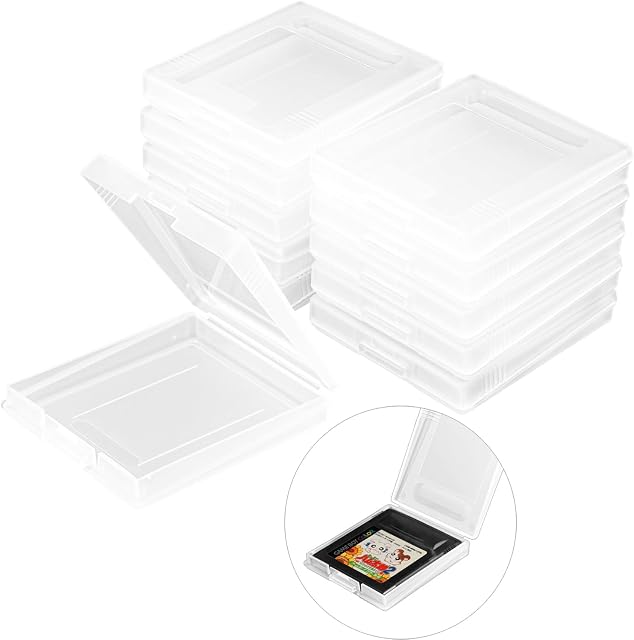 12pcs GBA Cartridge Case GBA Game Cartridge Case Storage Box Suitable Protective Case, Easy to Carry for Nintendo Gameboy Color GBC GB GBP/ 7.2 * 6.4 * 1.3cm Game Boy Advance GBA - Nintendo DS