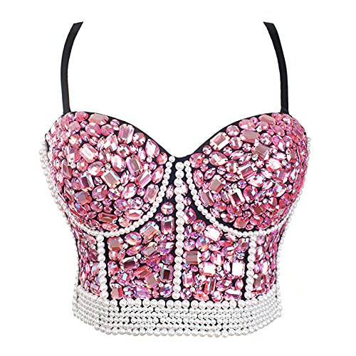 JUGUU Sujetador Corsé Bustierperla Rhinestone Envuelto Ropa Interior Ropa Interior-02_Metro thumbnail