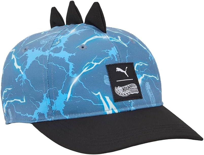 PUMA Kids Boys Hot Wheels X Monster Trucks Baseball Cap - Blue