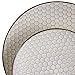 Elama HoneyIvory 16 Piece Stoneware Dinnerware Set in Ivory