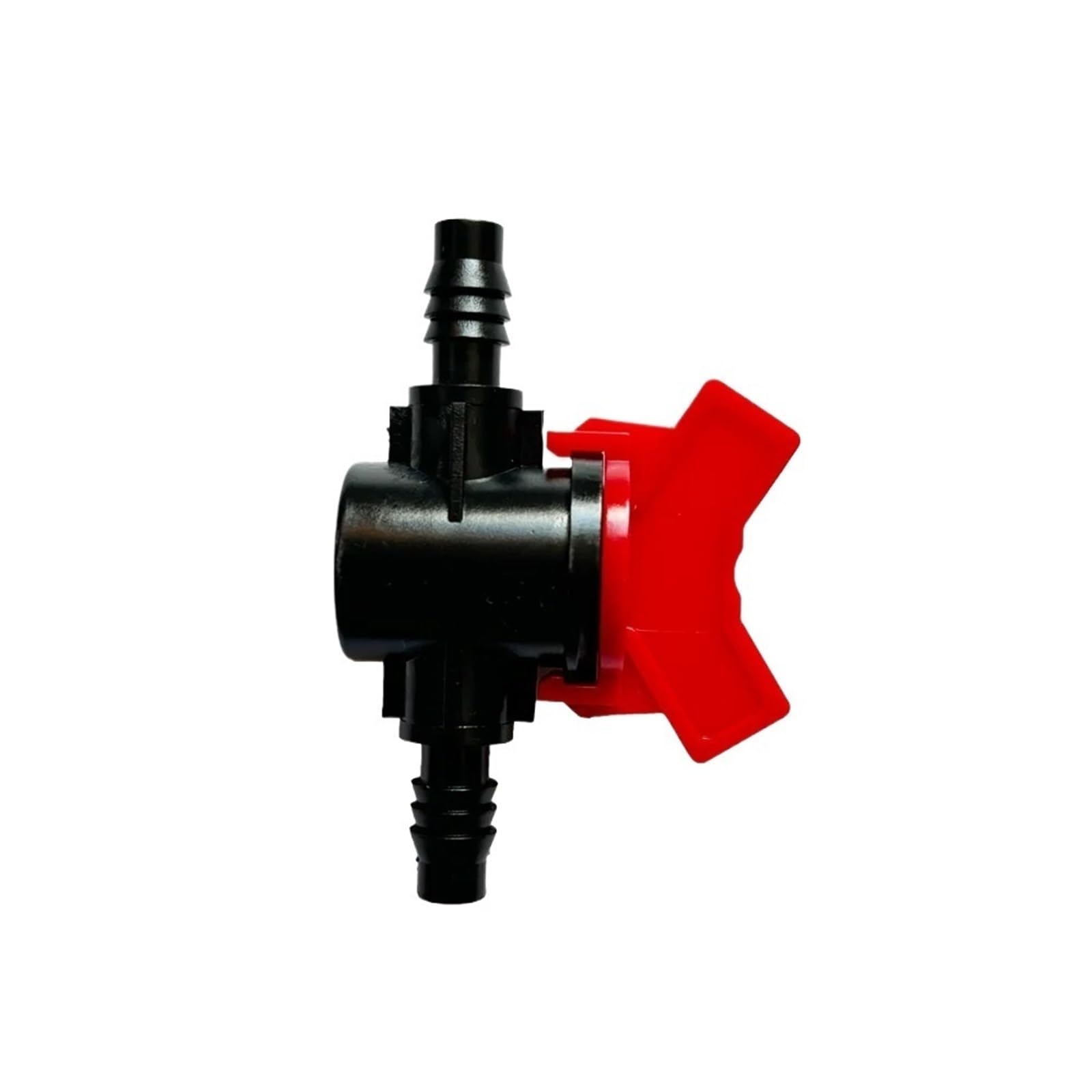 TAZYYZUU 2Pcs Barbed Ball Valve In-Line Shut-Off Switch with Hose Barb Connector for Drip Irrigation Aquarium Garden(8mm 2pcs)