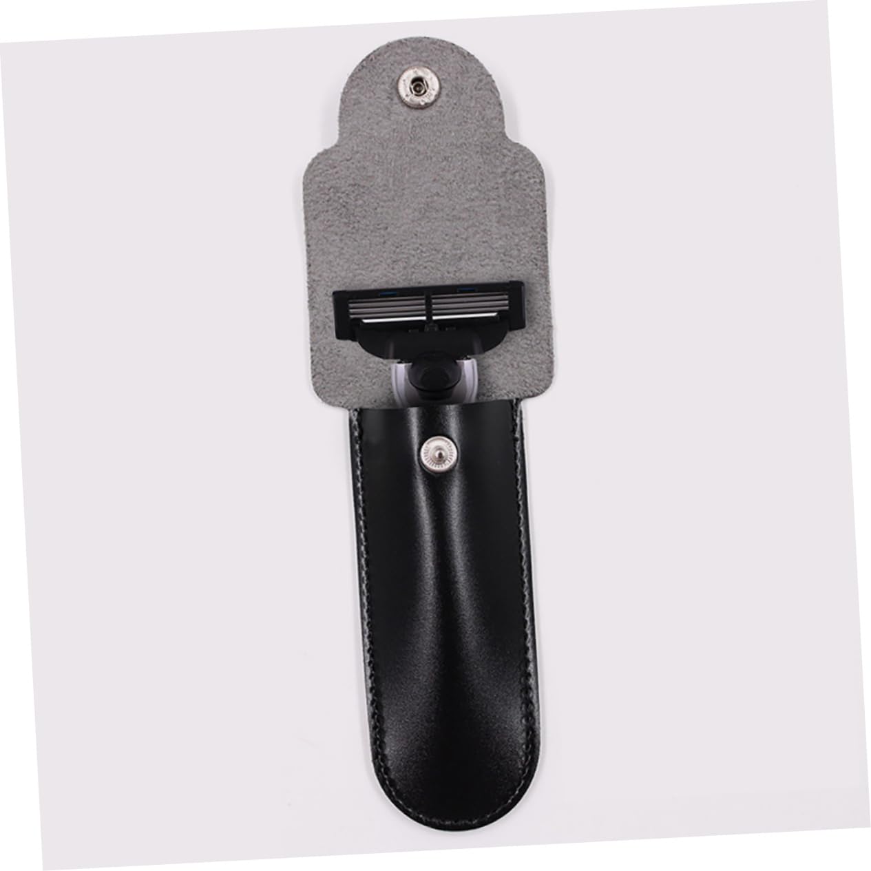 FOMIYES 5 Custodie Da Viaggio in Pelle Per Idee Di Compleanno Con Chiusura A Bottone Automatico Compatte Ed Eleganti Per Luso Quotidiano