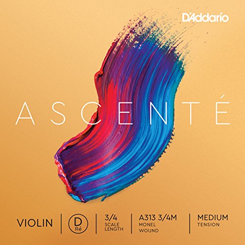 D'Addario ダダリオ バイオリン用 バラ弦 Ascente D線 A313 3/4M Medium Tension