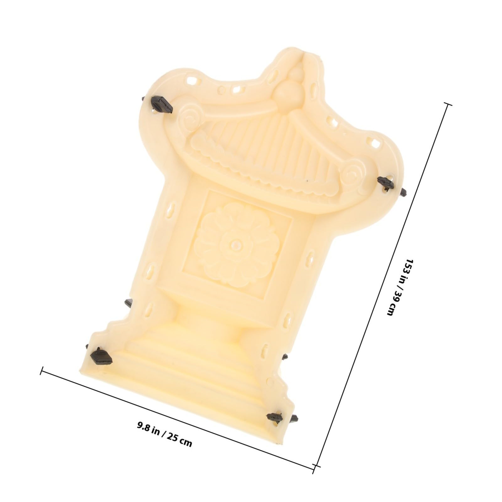 Molde Hormigón para Columna Romana, de Plástico, Valla de Jardín