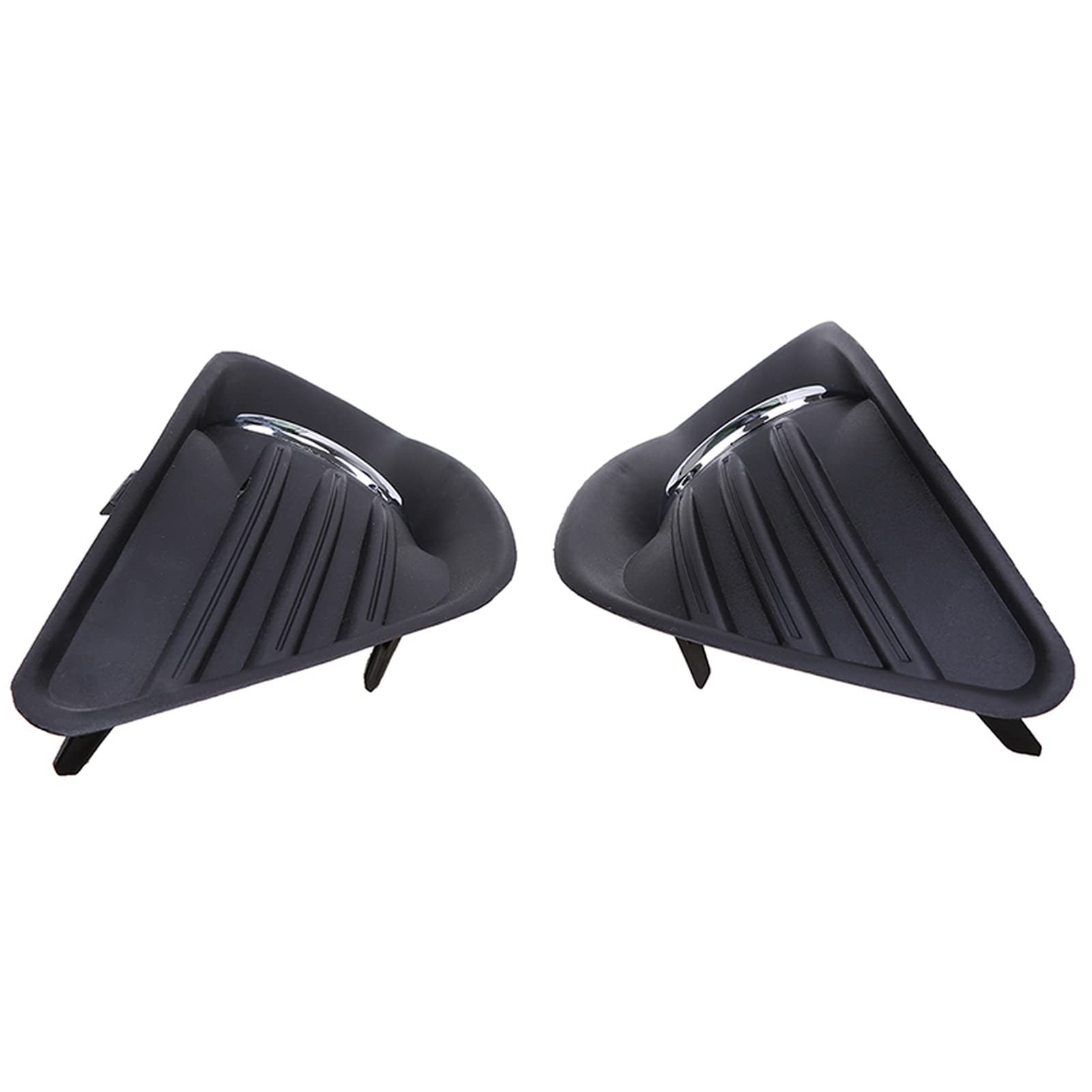 QISUO Griglia paraurti anteriore fendinebbia cornice, cornice destra copertura lampada fendinebbia, ABS nero, per Audi A3 8P S-line 2009-2012