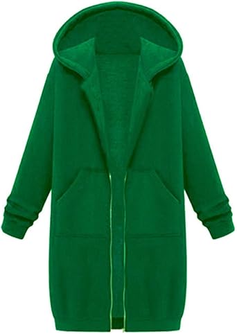 SHAOBGE Fall Outfits For Women 2024 Ladys Fall And Winter Hoodie Mid Length Hoodie Long Sleeved Winter Coats