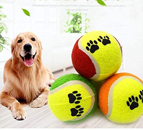 PSK PET MART Dog Pets Chew Ball Pet Puppies Tennis Balls Puppy Small Dogs Play Sport Toy (2 Pcs) (B096L2PZL6) Amazon Price History, Amazon Price Tracker