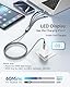 RAVIAD 100W USB C auf Multi Ladekabel [2M] Ladekabel 3 in 1 Schnellladekabel mit LED Display Kabel USBC auf USB C[100W]+Micro[10W]+Lightning[27W] Kompatibel mit iPhone 16 15, Galaxy S24 S23, Pad