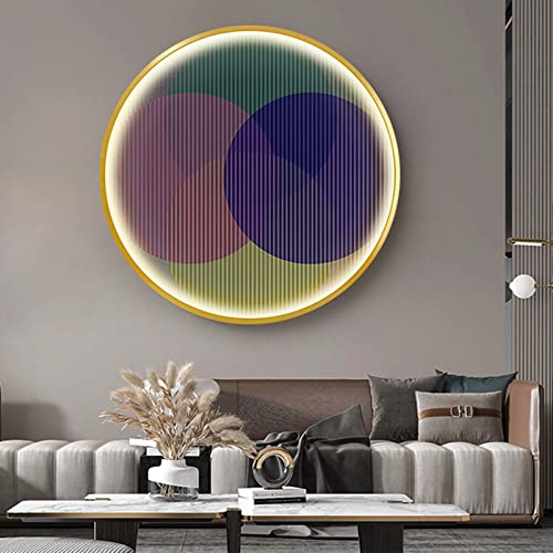Sculpture murale en métal 50cm pour illuminer et décorer votre chambre avec élégance