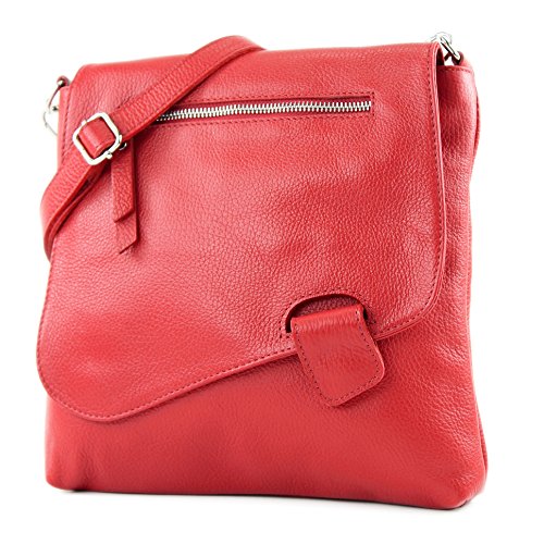 Sac en cuir modamoda de T146 sacoche ital Messenger maroquinerie femme