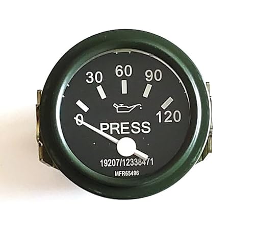 PB 0 to 120 PSI Oil Pressure Gauge Compatible for HMMWV Military Truck Replaces # 12338471