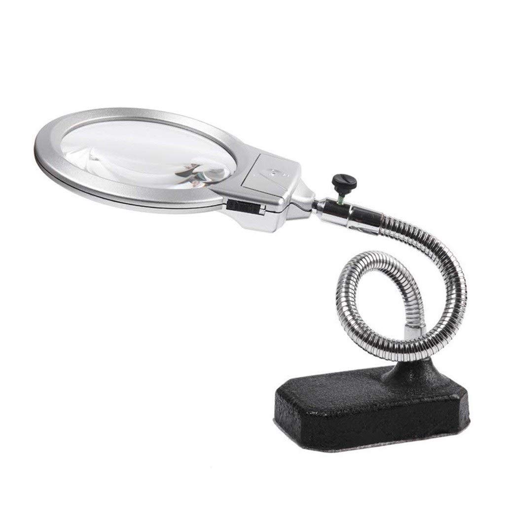DEUYO Lampe LED loupe-pour Bureau, Couture, Table-lumière vive pour la Lecture, Warm as Ever