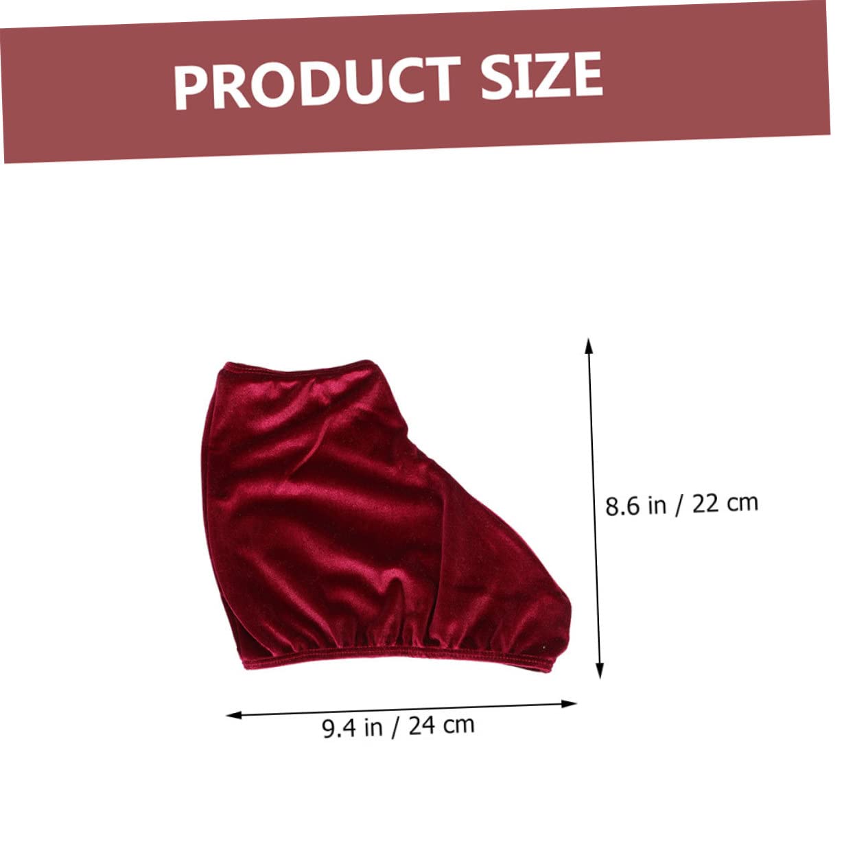 Happyyami 1Pair Ice Skating Boot Covers Elastic Protective Shoe Covers for Figure Skating Roller Skating and Hockey Wear Resistant Portable Design for Indoor and Outdoor Use Wine