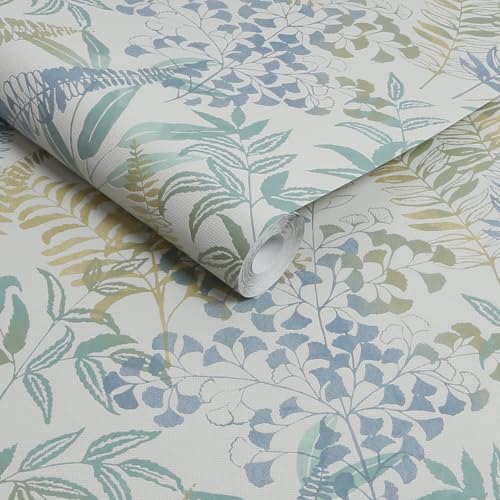 Papier peint Temptation Aqua pose facile intissé sans table - 4