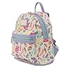 Loungefly Disney Crystal Sidekicks All Over Print Womens Double Strap Shoulder Bag Purse - Image 5