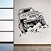 Rgzqrq Autocollants de décoration Murale de Voiture, Autocollants muraux de Garage, Courses Tout-Terrain, Autocollants de décoration de Maison 61x57cm