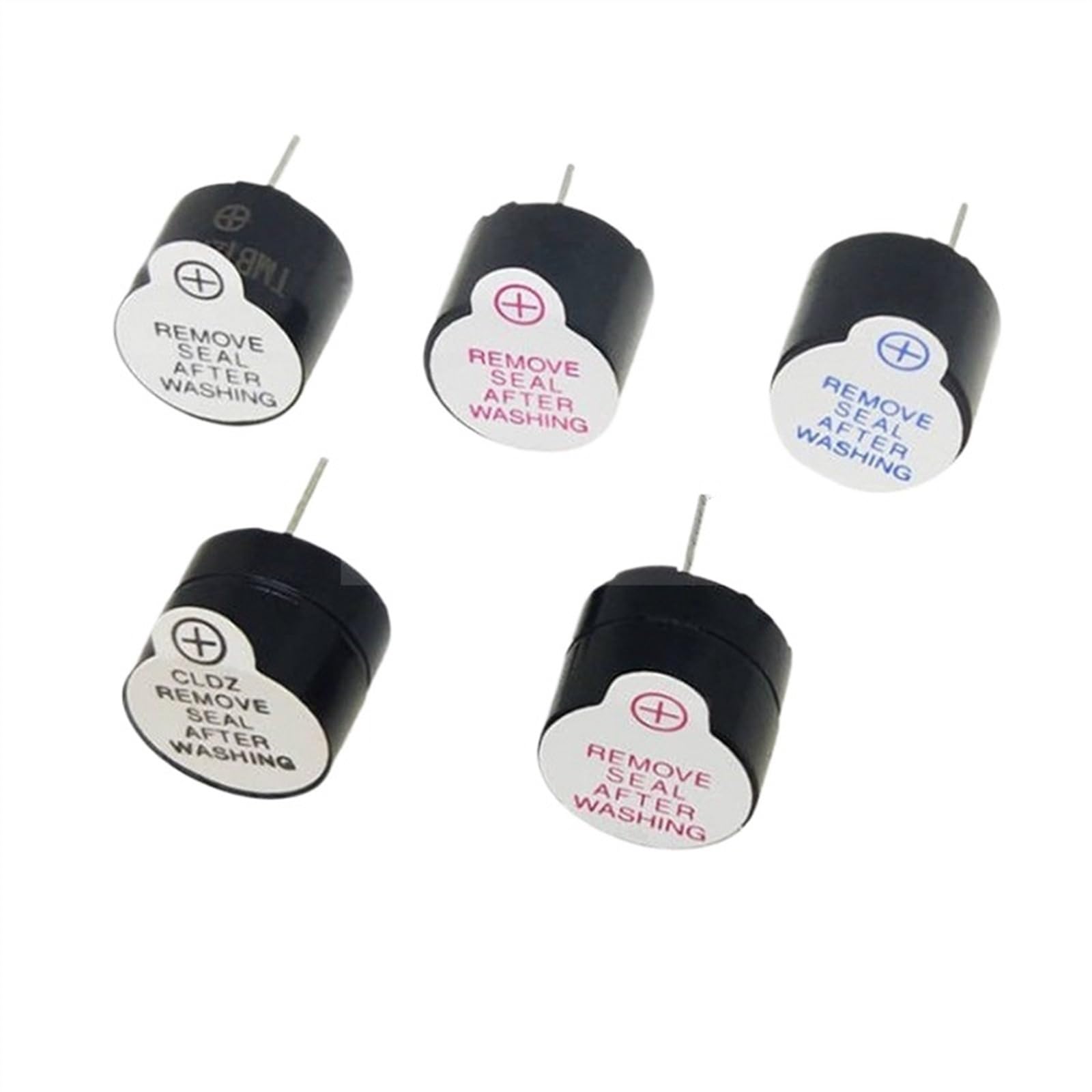 WUZDPRCJ 10PCS 3v 5v 12v Active Buzzer 12095 12065 Magnetic Long Continous Beep Tone 12 * 9.5mm 12 * 6.5mm(Computer case Buzzer)