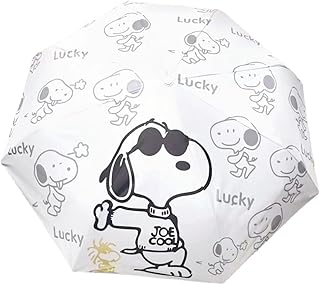 スヌーピー 傘 折りたたみ ワンタッチ自動開閉 コンパクト 日傘 UVカット UPF50+ ワンタッチ 梅雨対策 ギフト 遮光 超撥水 紫外線対策 軽量 晴雨兼用 収納ポーチ付き かわいい おしゃれ 非公式